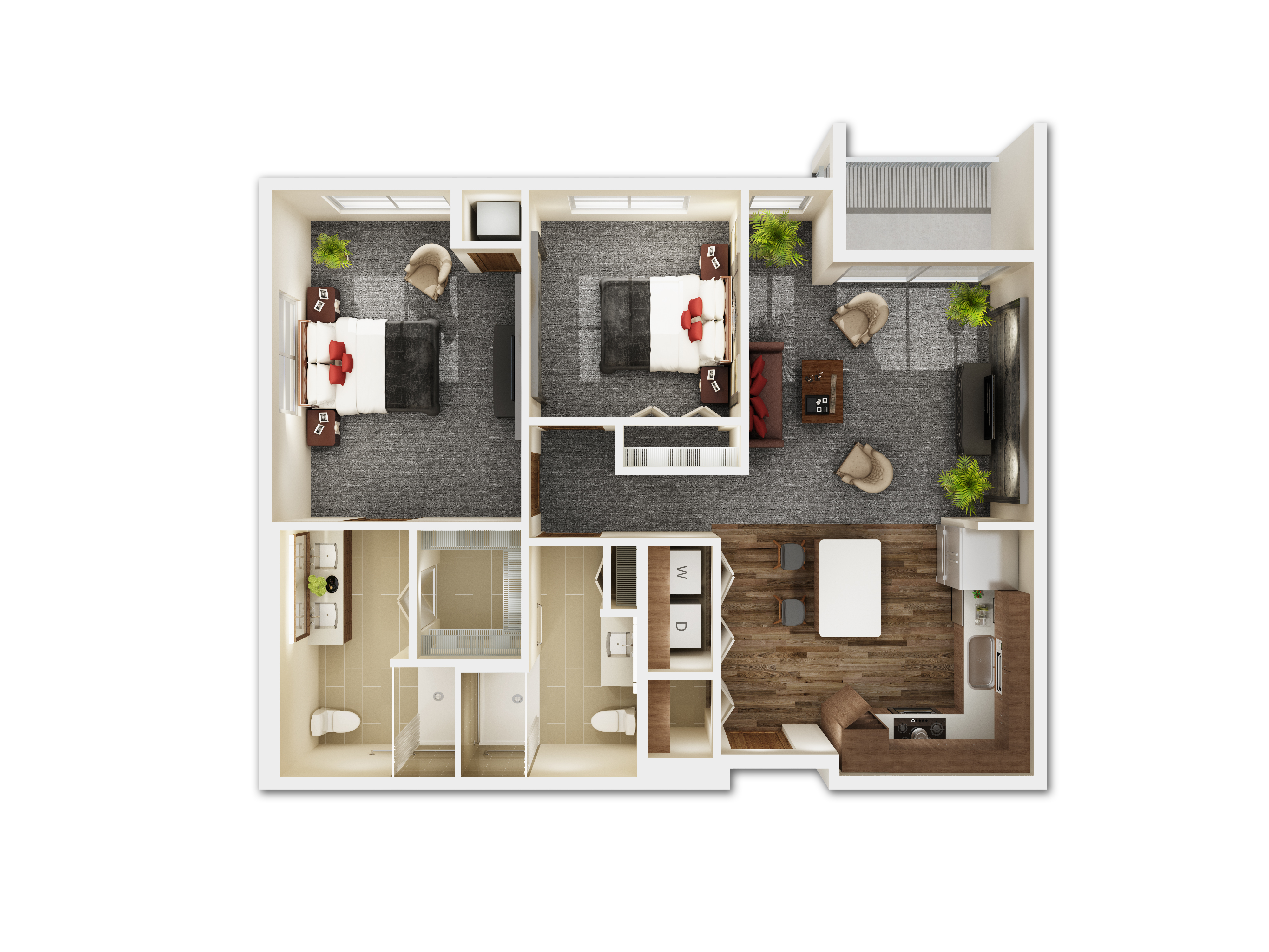 Melody Living Interior Floor Plan